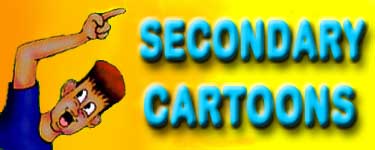 Buttons Secondary cartoons horizontal